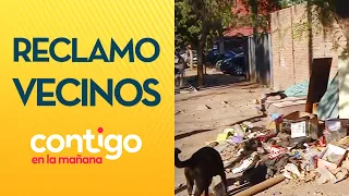 "LA ALCALDESA NO HACE NADA": El reclamo de vecinos de población de Lo Espejo - Contigo en la Mañana