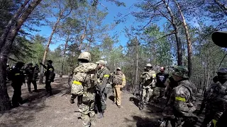 AIRSOFT FOOTAGE Airsoft Kiev 18.05. "Магістраль" Полігон БТК