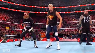 Cody Rhodes Saves Kevin Owens and Sami Zayn - WWE RAW 8/21/2023