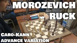 Morozevich against Caro-Kann | Morozevich - Ruck | European Blitz