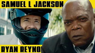 SAMUEL L JACKSON Amsterdam Chase |  THE HITMAN'S BODYGUARD (2017)