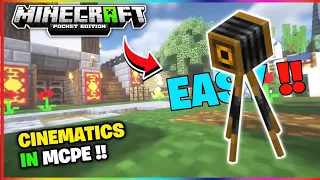 🔥 Make Epic Cinematic Shot In Minecraft Pocket Edition || How to make cinematic in mcpe