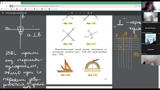 Математика 6-В. Перпендикулярні та паралельні прямі