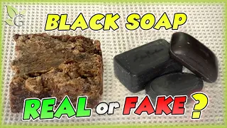 BLACK SOAP how to identify the REAL from the FAKE