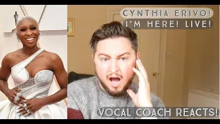 Vocal Coach Reacts! Cynthia Erivo! I'm Here (From The Color Purple) Live!