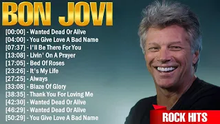 Bon Jovi Greatest Hits Full Album ~ Best Rock Songs Playlist Ever