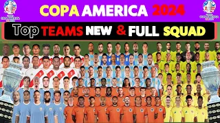 Copa America 2024 - All Teams New & Final  Squad |All Teams Final Squad Copa America 2024 | Copa Ame