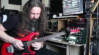 Testament Into The Pit guitar solo cover