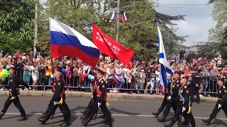 Парад военной техники и войск в городе Севастополе 9 Мая 2017 год