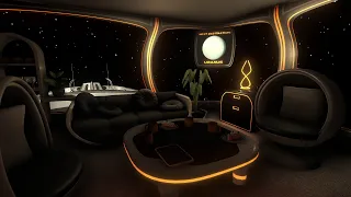 Spaceship Ambience across the Solar System to Relax, Sleep, Study