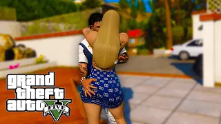 GTA 5 BABY MAMA DRAMA IN DA HOOD - I TOOK HER ON A DATE 💖 *FOOD HAD HAIR IN IT* 🤢🤮 (GTA 5 RP)