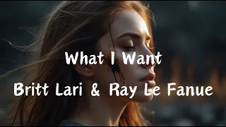 Britt Lari & Ray Le Fanue - What I Want | Future House | Lyrics - Firewood