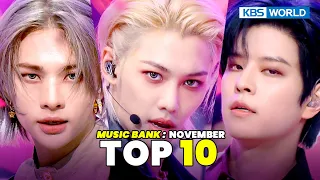 THE TOP #10 MOST VIEWED STAGES : NOVEMBER 2023 🏆 | KBS WORLD TV