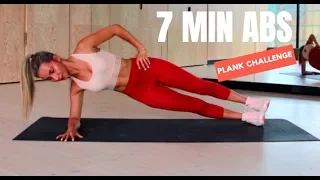 7 MINUTE AB WORKOUT | PLANK CHALLENGE | No Equipment