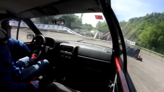 Slalom Cangas de Onis 2017 // Onboard Christian Moran // Citroen Ax 1.1