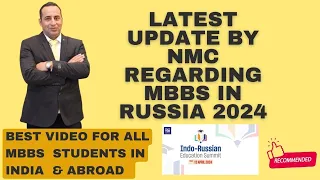 Latest Update By NMC for  INDIAN STUDENTS Doing  MBBS in INDIA & ABROAD