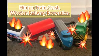 Hinton Train Collision - Wooden Railway Recreation.