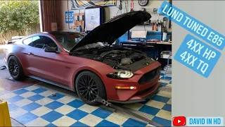 Lund Racing E85 Dyno Results: On 2019 Mustang GT 10-Speed!!