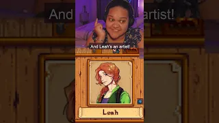 LEAH LOOKS SO GOOD WITH THIS MOD! #stardewvalley #portraitmod