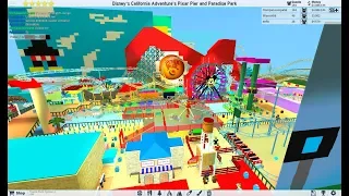 ROBLOX Theme Park Tycoon 2: Updated Incredicoaster Pixar Pier Disney Californnia Adventure POV 2018