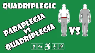 Paraplegia vs Quadriplegia Explained | Quadriplegic (C5,C6,C7)