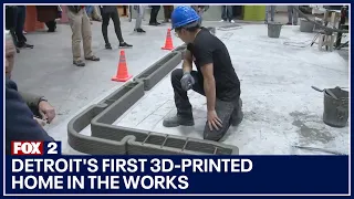 Detroit's first 3D-printed home in the works