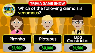 😃👉 GENERAL KNOWLEDGE QUIZ! - 20 Trivia Questions in a Unique Game Show Format | 24-037