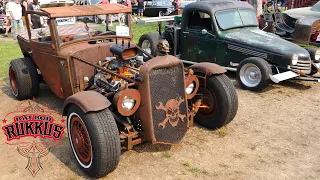 Rat Rod Rukkus hot rod show featuring Ratty Rods, Custom Cars, and Hot Rods.