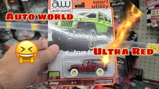Hunting early pays off!!! We found an Auto World Ultra Red Jeep!!🔥 plus tons more!!