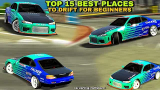 Top 15 Best Places to Drift in Car Parking Multiplayer for Beginners