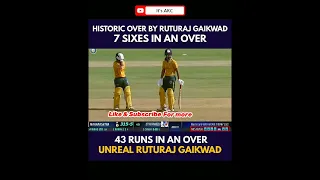 Ruturaj Gaikwad batting/7 sixes in an over💥#shorts #ruturajgaikwad #trending #viral #cricket #news