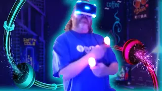 Synth Riders had me dust off my PSVR and turn on my PS5