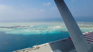 Dhaalu Atoll, Maldives - Seaplane Landing at the Riu Atoll Resort (2022)