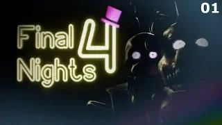 Final Nights 4 Fates Entwined FNAF (HORROR GAME) Walkthrough Night 1 No Commentary
