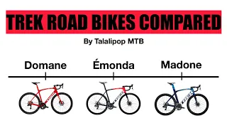 Trek Domane vs Emonda vs Madone!! What’s The Difference??