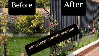 Our garden transformation / how we saved thousands of pounds