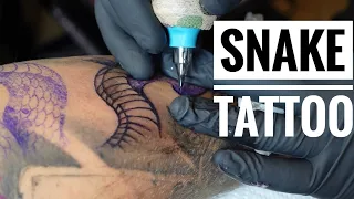 Snake Tattoo | Time lapse