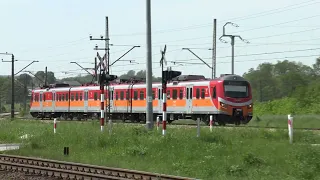 Электропоезд EN57ALd-2219 близ ст. Сендзишув / EN57ALd-2219 EMU near Sedziszow