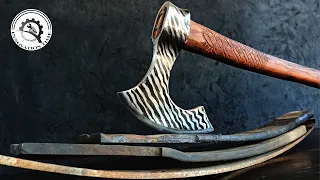 MAKE AXE FROM OLD LEAF SPRING