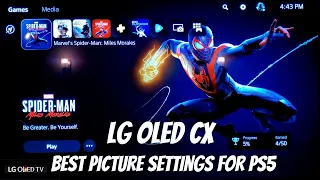 LG OLED CX Best Picture Settings for PS5 4K HDR HGIG Calibration