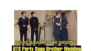 BTS at suga brother wedding jk and jimin live performance...Suga speech make all guest emotional 😭