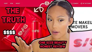 ONE SIZE BEAUTY HONEST REVIEW | TESTING OUT PATRICK STARRR'S NEW BEAUTY BRAND