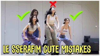 LE SSERAFIM Cute Mistakes Compilation