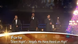 Forte Tenors - National Tree Lighting 2013 - Silent Night & Angels We Have Heard On High