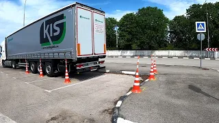 Стажировка категории Е! Как сдавать назад на фуре?🚛