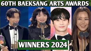 LIST OF WINNERS OF 60TH BAEKSANG ARTS AWARDS 2024 II Baeksang Arts Awards 2024 Winners Tv and Film