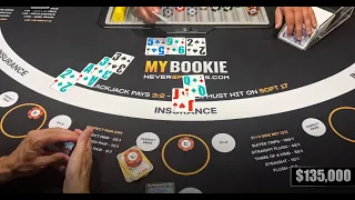 $200,000 High Roller Blackjack - Biggest 2023 Win - NeverSplit10s