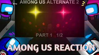 Among Us Reacts to Among Us Animation Alternate 2 Part 1 - Rescue 1/2 (Made By Rodamrix)