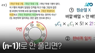 [확률과 통계][LV 1] 6강. 순열_원순열