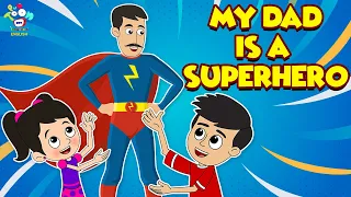 My dad is a superhero | Father's Day Special | English Moral Stories | English Animated | Cartoon